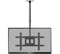 SYLVOX Ceiling TV Bracket, Height Adjustable Swivel Ceiling Mount for TV Most 32-65“ Displays, Max VESA Compatible with 600X400mm, Loaded up to 77lbs / 35kg, Full Motion Ceiling TV Mount Tilt +15°/-5°