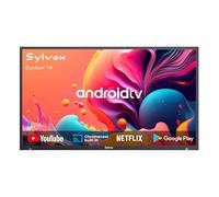 SYLVOX Outdoor TV, 4K UHD 75 Inch Smart TV, IP55 Waterproof 1000 nits Brightness for Partial Sun, Outdoor Television Powered by Android OS, Works with Voice Assistant & Screen Cast (Deck Pro)