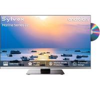 Sylvox Rv Tv,22In 12V Smart Tv With Dvd Player,1080P Salt Spray Resistance,ac/dc Powered,for Camper Boat Coastal,marine Serie