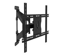SYLVOX TV Wall Mount Bracket for 40-75 inch Plat Screen TV, 6 articulating dual arms flexible swivel +/- 45°, alloy steel, Max Load 45kg, Max VESA Compatible with 600x400mm, Forward 8°/ backward 5°