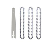 SYLXBM 4 6 8 Inch Chainsaw Guide Bar Saw Chain Set Electric Saw 1/4''P for Mini Electric Saw Wood Cutter Replacement Spare Chain (Color : 8 INCH 4PCS)