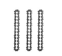 SYLXBM 4/6Inch Electric Chainsaw Chain Guide Saws Blades 1/4LP Sharp Garden Tools Saw Parts Accessories Steel Mini Chainsaws Chain Set (Color : 3pcs 6in, Size : 1)