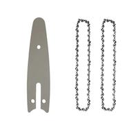 SYLXBM 4 Inch/6 Inch Electric Chain Saw Mini Steel Chainsaw Chains Electric Chainsaws Garden Power Tools Accessories (Color : 6 inch SET2, Size : 1)
