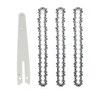 SYLXBM 4inch 6 Inch Chainsaw Chain Guide Plate Set 4 Inch Mini Electric Saw Chains Wood Branch Cutter Sharp Chainsaw Blades Replacement (Color : Set A, Size : 1)