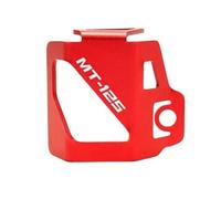 SYLXBM Motorcycle Rear Brake Fluid Reservoir Cover Guard Protector Compatible With YZF R125 2014-2020 MT125 MT 125 2008-2020 (not For 2021) (Color : Red MT125, Size : 5)
