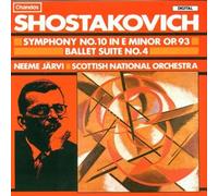 Sym 10/Ballet Ste 4 by Shostakovich, D. (1992) Audio CD