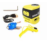 Sym Gts 300 Oxford SCOOT XA5 Alarm Disc Lock Security Motorcycle Yellow LK287