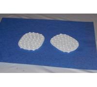 Symak Sales Co 2 Pack White Plastic Rectangular Soap Dish with Suction Pads, 3.25 x 2.75 Inches