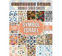 Symbol Israel Scrapbook Paper: Israel-themed paper for crafting, journaling, decoupage, card making, and mixed media projects