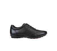 Symbol Leather Breathable Trainers Black