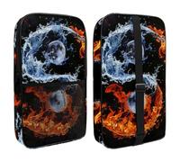 Symbol of Yin-Yang Pickleball Bag, Pickle Ball Paddle Bag with Adjustable Shoulder Strap for Women and Men