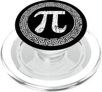Symbol Pi with Round Greek Key PopSockets PopGrip for MagSafe