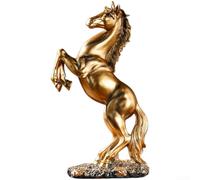 Symbolic for victory Horse Statue 30cm Living Room Ornament Symbolic(C)