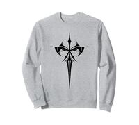 Symbolic Fusion of Life and Death: The Vampire Ankh logo Sweatshirt