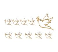 Symbolic Peace Doves Brooch Hollow Out Branch Branch Pattern Polished Zincs Alloy Accessory With Secure Clasp For Professional Or Evening Attire Lightweight Doves Pin