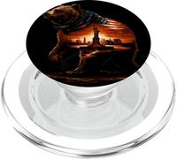 Symbolic US Bear Costume for Statue of Liberty Lovers PopSockets PopGrip for MagSafe