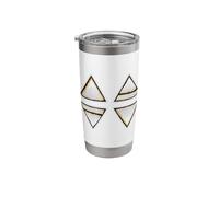 Symbols Earth Air Fire Water Wicca Nature Paganism Witches Stainless Steel Insulated Tumbler