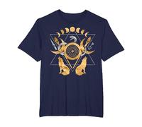 Symbols of Hecate Ornament T-Shirt, Men's Big and Tall, Navy Blue, 2X Tall