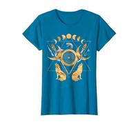 Symbols of Hecate Ornament T-Shirt, Women, Sapphire Blue, Small