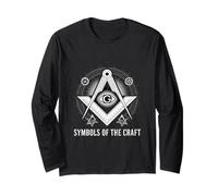 Symbols of The Craft Freemason Square Compass Long Sleeve T-Shirt
