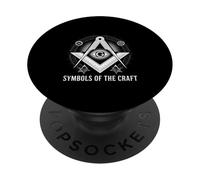 Symbols of the Craft Freemason Square Compass PopSockets Adhesive PopGrip