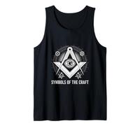 Symbols of The Craft Freemason Square Compass Tank Top