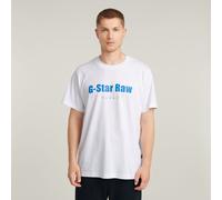 Symbols Print Loose T-Shirt - White - Men M