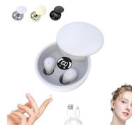 Symbolty Headphones, Symbolty Wireless Bluetooth Headphones, Mini Invisible Headphone, Bluetooth 5.4 True Wireless In-Ear Earphones, Comfortable Lightweight, for Small Ear Canals(Beige)