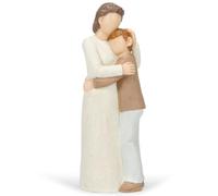 Symbullize Grandma and Grandson Figurines, Elderly Grandmother and Teen Grandson Statues, Love My Grandma Gift for Mother’s Day Anniversary Birthday Christmas