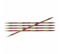 SYMFONIE DP 20X6.5 - Symfonie: Knitting Pins: Double-Ended: Set of Five: 20cm x 6.50mm - KnitPro Groves & Thames Multi One Size
