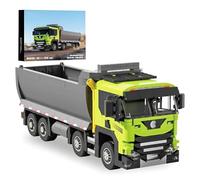 SymGrpu City Europe Dump Truck Building Blocks, 614 PCS Truck Building Bricks to Build and Display, STEM Collectible Vehicles Model Toy for Adults Teens