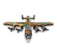 SymGrpu Lancaster Heavy Bomber Building Blocks Set, WWII Armed Airplane Bricks Kit, Military Fighter Jet Model for Adults, Collect Air-Force Build Toy, Home Office Decor, Gift for Man, 673PCS