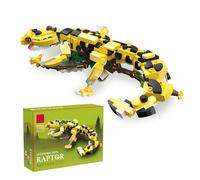 SymGrpu Lizards Building Blocks Set, Animals Model Bricks to Build and Display, Jungle Reptilia STEM Educational Toy, Presemt for Adults Kids Aged 6+ (370 PCS)