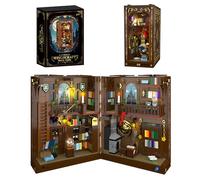 SymGrpu Magic Herb Book Nook Building Set, 976 PCS DIY Booknook Building Block Kit for Home Bookshelf Decor, Miniature House Display Model Building Brick for Adults Teens