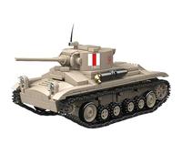 SymGrpu Military VALENTINE.I Tank Building Blocks Set,469 Pieces WW2 Army Building Bricks, Colletible Collection Tank Model for Display, Gift for Adults Kids Aged 6+