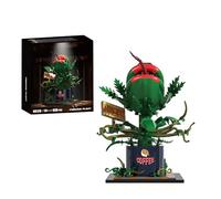 SymGrpu Piranha Plant Building Set, 838Pcs Little Shop of Horrors Building Kit, Cannibal Flower Toy with Openable Mouth, Gift for Tv Fans Friends