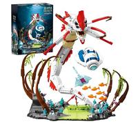 SymGrpu Sea Monster Building Blocks Set, Kraken Deep Sea Creature Bricks Kit with Base, Mythical Animal Collector's Model, Home Office Decor, STEM Education Toy, Idea Gift for Adult, Teen(1355PCS)