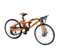 SymGrpu Technik Downhill Bicycle Building Blocks Kit, 253 PCS Bike Building Bricks with Stand, STEM Display Model Bike Present Toy for Boys and Girls Adults