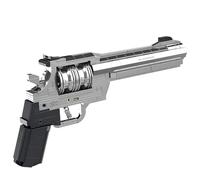 SymGrpu Technik Gun Building Blocks Toy, 1:1 Revolver M500 Model Toy for Military Collectors, 428 PCS Pistol Model Set, Playset for Adults