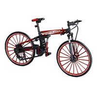 SymGrpu Technik Off Road Bicycle Building Blocks Kit, 258 PCS Bike Building Bricks with Stand, STEM Display Model Bike Present Toy for Boys and Girls Adults