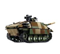SymGrpu WW2 German Jagdpanzer 38(t) Hetzer Tank Building Set for Adults, 476 Pieces Military Tank Building Bricks Kit, Army Weapon Vehicle Model Toy, Home Decor Gift for Birthday Christmas
