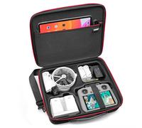 SYMIK for DJI Flip Case, Anti-water Splash, Anti-shock Compact Travel Shoulder Bag, Storage Nylon Case for DJI Flip Fly More Combo Drone Accessories, fits RC 2 / RC-N3, Charging Hub & Batteries (S400)