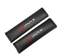Symilov 2PCS Car Carbon Fiber Seat Belt Pads for Fo-rd Smax S-max, Shoulder Protector Cover Adults Kids Travel Cushion Harness Pads Car Interior Accessories,Black