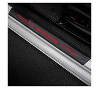 Symilov 4Pcs Carbon Fiber Door Sill Protectors, Black, for KI-A Sportage 1994-2021, Anti Scratch, Waterproof, Easy to Clean