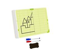 Symmetric Drawing Tool Gridded Board Kids Hands On Learning Toy for Preschooler Fine Motor Skills Development Set