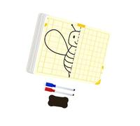 Symmetric Gridded Art Craft Set Encourages Creative Exploration and Cognitive Development for Toddler Preschooler Classroom Teaching Aid
