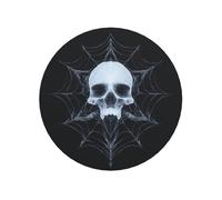 Symmetric Skull Shape Spider Web Round Magnetic Fridge Magnets For Kitchen Durable With Enduring Magnetism