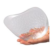 Symmetrical Mastectomy Breast Prosthesis - Post-Surgery Massage Breast Form with Spiral Insert Pad, Silicone Swim Prosthetic for Mastectomy Bra, 1 Piece
