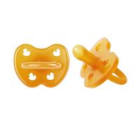 Symmetrical teats in natural rubber - Set of 2 Natural 3/36 mois