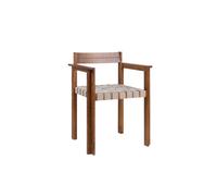 Symmetry Dining Chair With Armrest Honey Ash/Oat